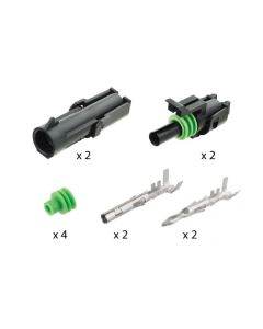 Delphi P-WP1/2 1 Circuit Weather-Pack 2 Pack Kit